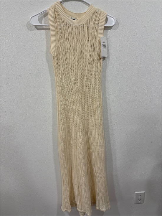 Buck Mason Dresses & Skirts - Buck Mason Natural Coastline Crochet Dress XS NWT Retail $308